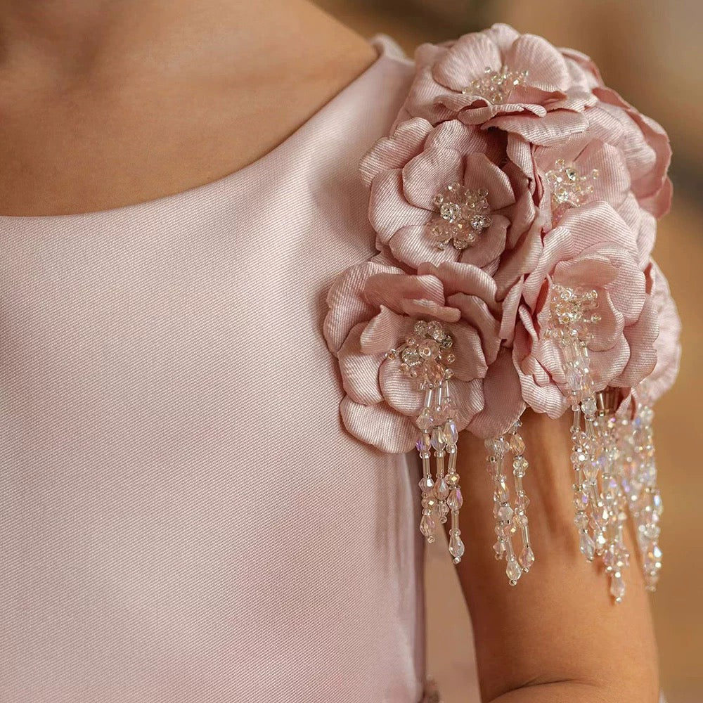 Girls princess dress, birthday party evening dress, wedding flower girl dress