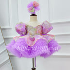 1-year-old baby birthday dress Baby Party Frock | KLFFLGID