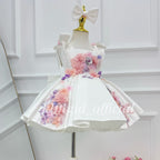 Girls Birthday Dress Gorgeous floral flower girl dress | KLFFIGID