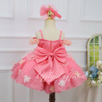 Baby First Birthday Dress Glamorous Pageant Gown | KLFFIGID