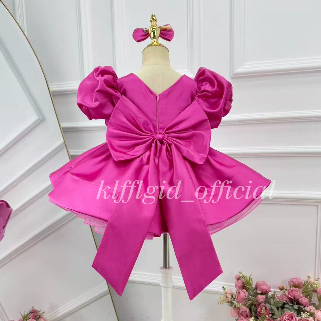 Baby birthday dress Pageant gowns for girls Wedding flower girl | KLFFIGID