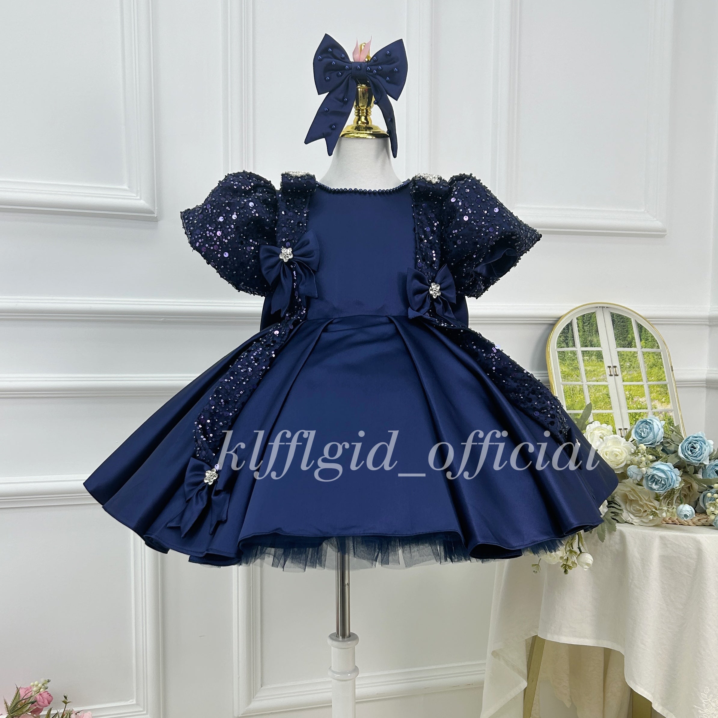 Baby Birthday Dress Toddler Princess Skirt & Flower Girl Dress | KLFFIGID