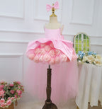 3D Floral Tulle 1st Birthday & Flower Girl Dress | KLFFIGID