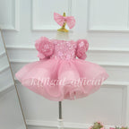 Girls' Pageant & Fluffy Floral Baby Dress for Weddings | KLFFIGID