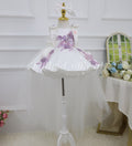 Luxury Baby First Birthday Flower Girl Dress with Train | KLFFLGID