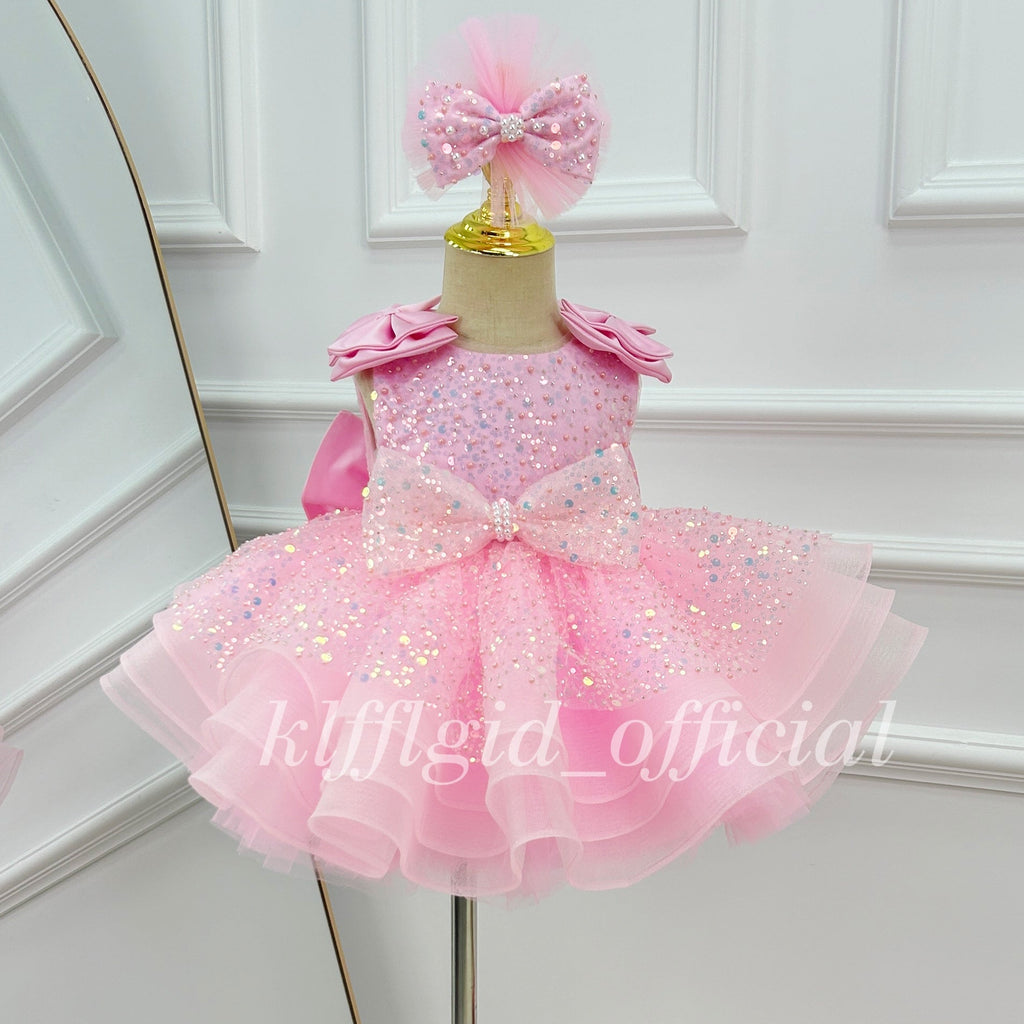 Baby & Girls' Glamorous Birthday Party Dress | KLFFIGID