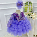 Girls Birthday Dress Gorgeous V-neck pageant gown for girls | KLFFIGID