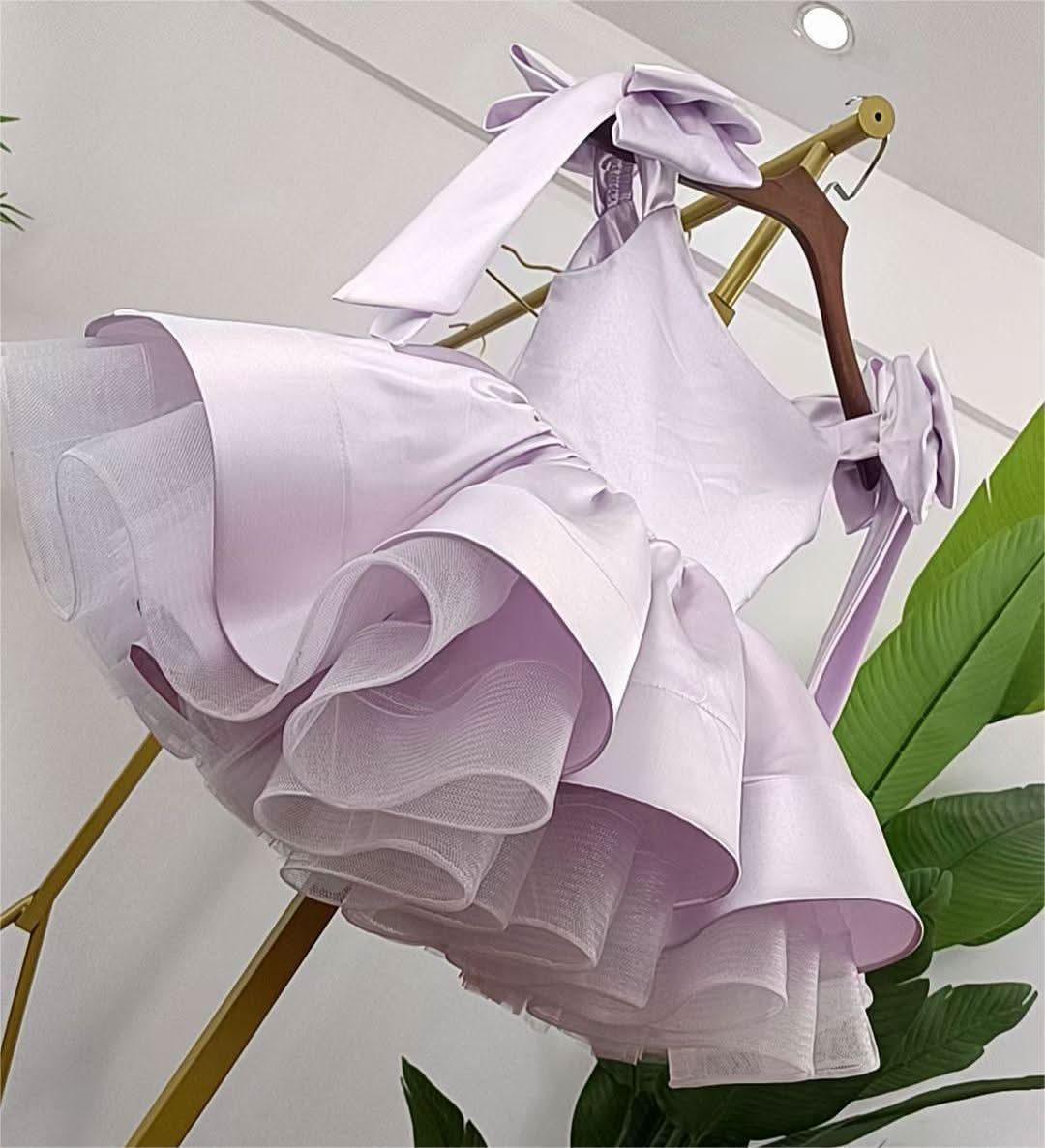 New Girls Big Bow Birthday Party Tutu Wedding Dress | KLFFIGID