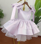 New Girls Big Bow Birthday Party Tutu Wedding Dress | KLFFIGID