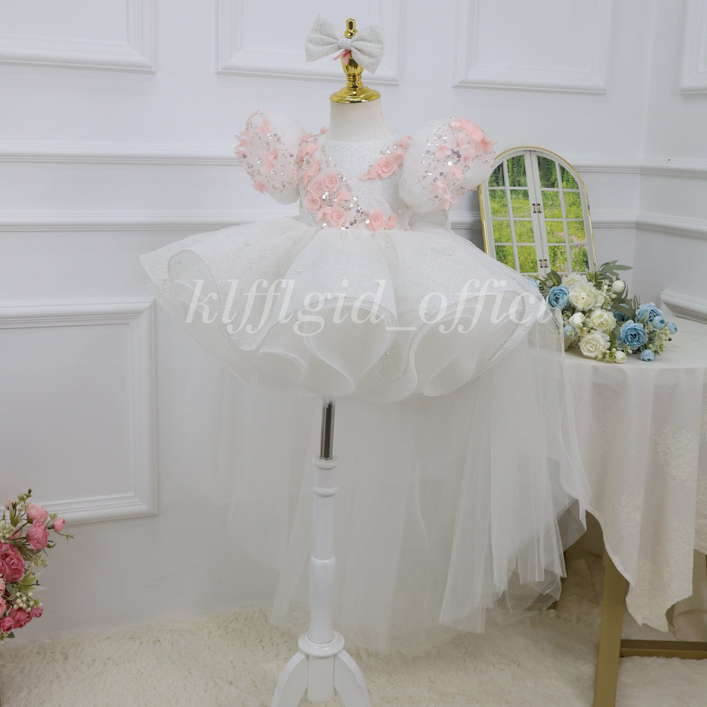 Baby Birthday Dress Wedding flower girl dressToddler Prom Dress｜KLFFIGID