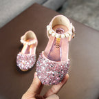 Dazzling Crystal Shoes Fairy Princess Style Designed for Little Princesses