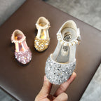 Dazzling Crystal Shoes Fairy Princess Style Designed for Little Princesses