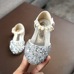 Dazzling Crystal Shoes Fairy Princess Style Designed for Little Princesses