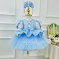 Girls Princess Dress Sequins Flower Girl Photoshoot Party Birthday Gown | KLFFIGID