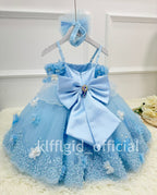 Baby First Birthday Dress Glamorous Pageant Gown | KLFFIGID