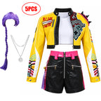 Girls' Halloween cosplay costumes Outfits for a female singing group｜KLFFIGID