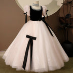Girls princess dress wedding evening dress host piano stage performance girl dress baby girl pageant dress