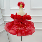 Girls' Wedding Dress Toddler Party Dress Luxury Couture | KLFFIGID