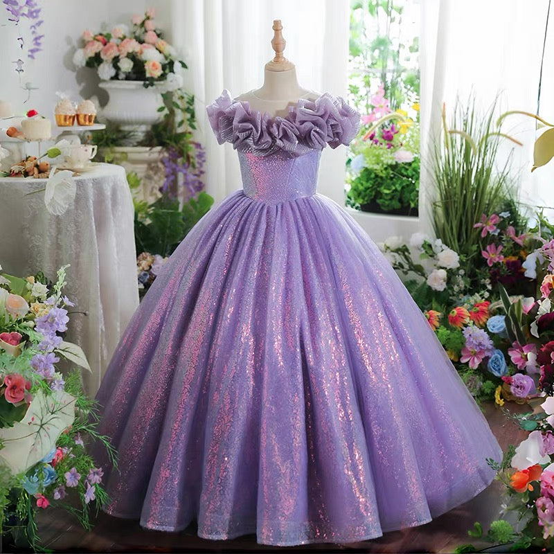 Party girl princess dress, show girl evening dress
