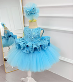 Elegant Sequin Baby Girl Birthday & Flower Girl Dress | KLIFFIGID