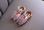 Children's shoes, bow diamond sequin shoes, 1 year old baby birthday party baby shoes