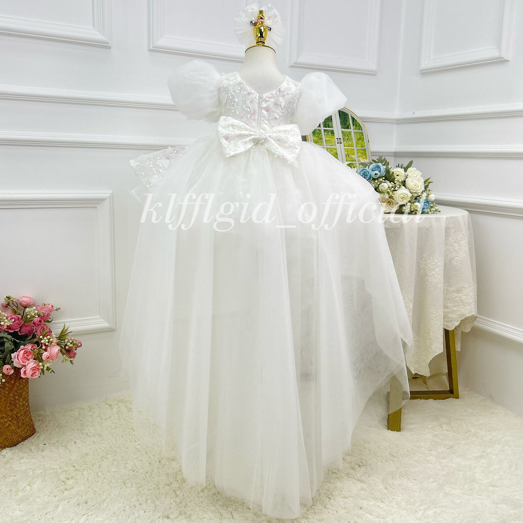 Baby 1st Birthday Dress & Flower Girl Gown for Wedding | KLFFIGID