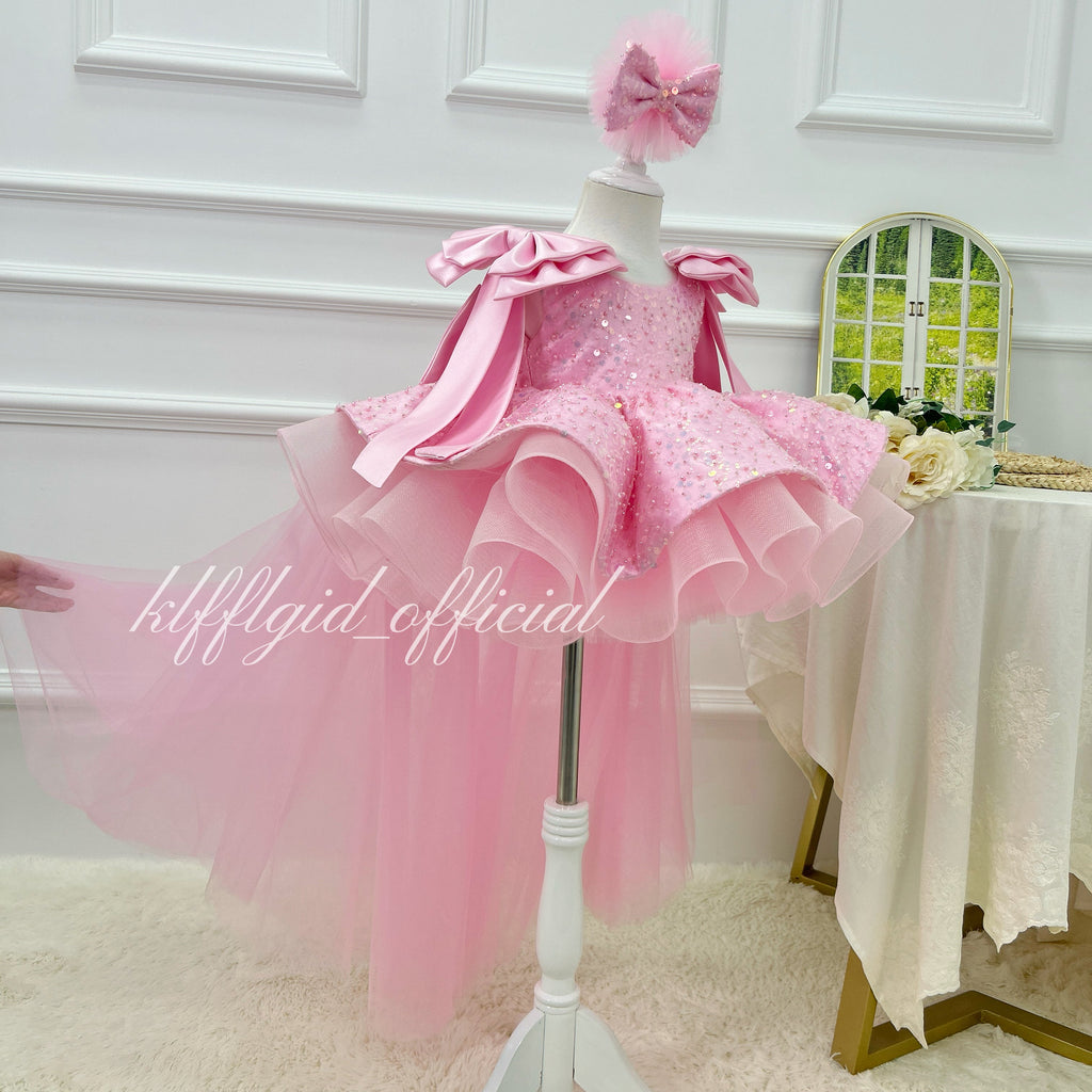 Birthday Dress Pageant Dress for Girls Wedding Ceremony skirt | KLFFIGID