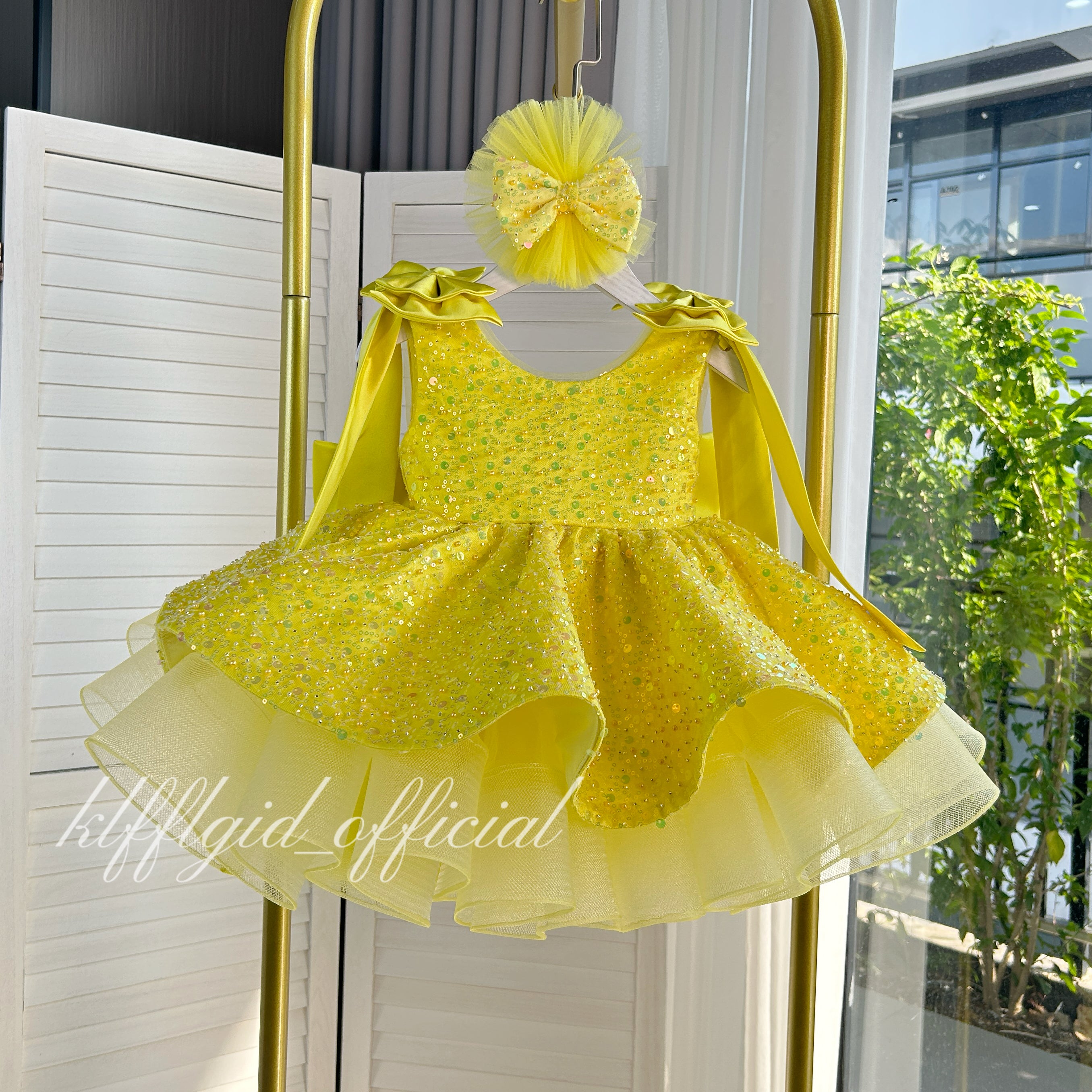 Luxury Girls Couture Flower Girl Wedding Dress | KLFFIGID