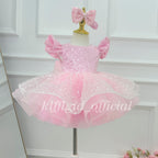 Baby Birthday Dress Glamorous sequined pageant gown for girls | KLFFIGID