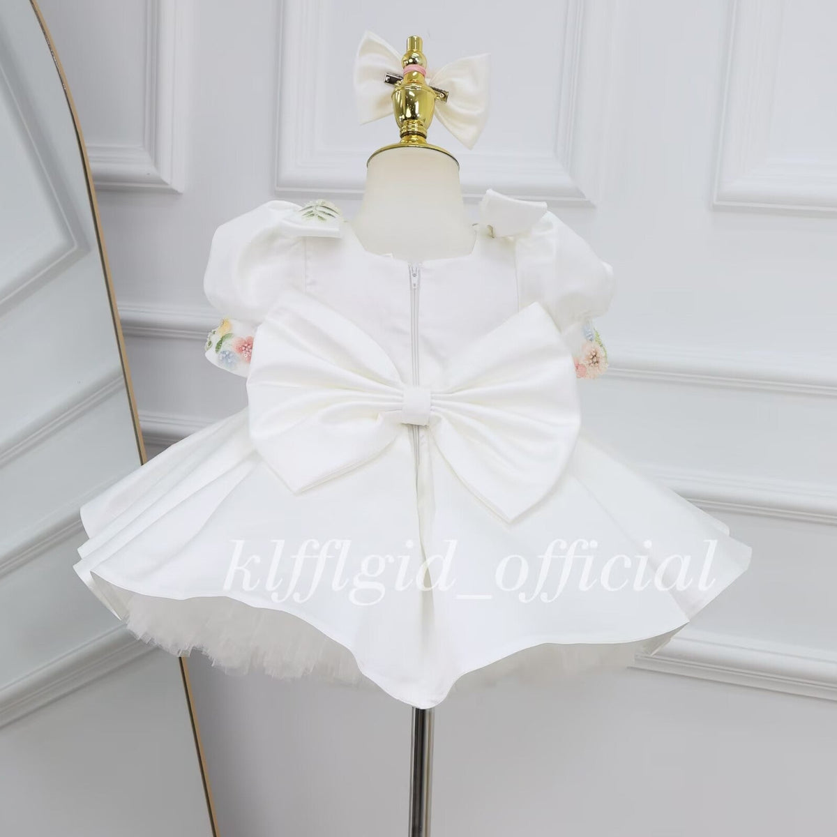 Wedding Flower Girl Dress Baby Birthday Dress Luxurious Pageant Gown｜KLFFIGID