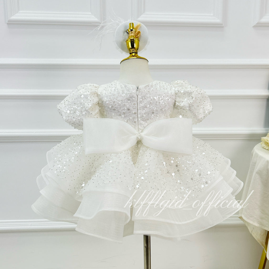 Stylish Sequined Pageant Gown & Flower Girl Dress | KLFFLGID