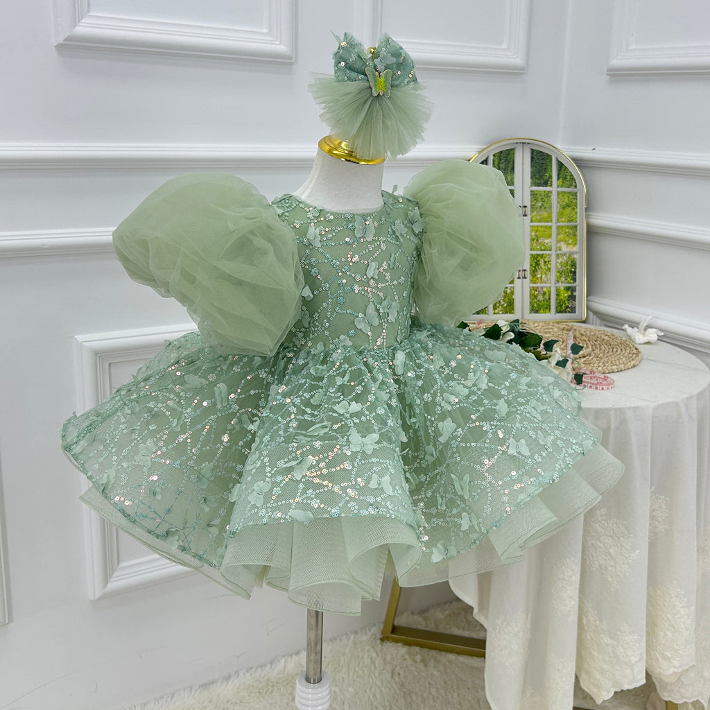 Baby 1st Birthday Dress & Flower Girl Gown for Wedding | KLFFIGID