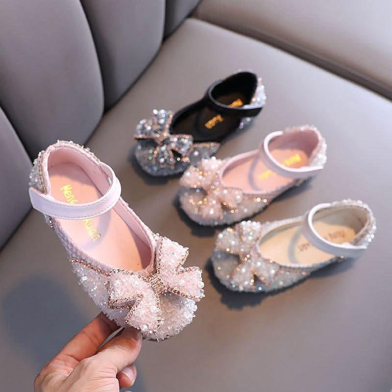Shimmering Crystal Shoes Little Princess' Sparkling Choice Crystal Shoes for Girls
