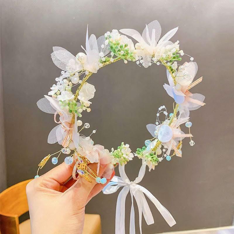 Romantic flower headpiece