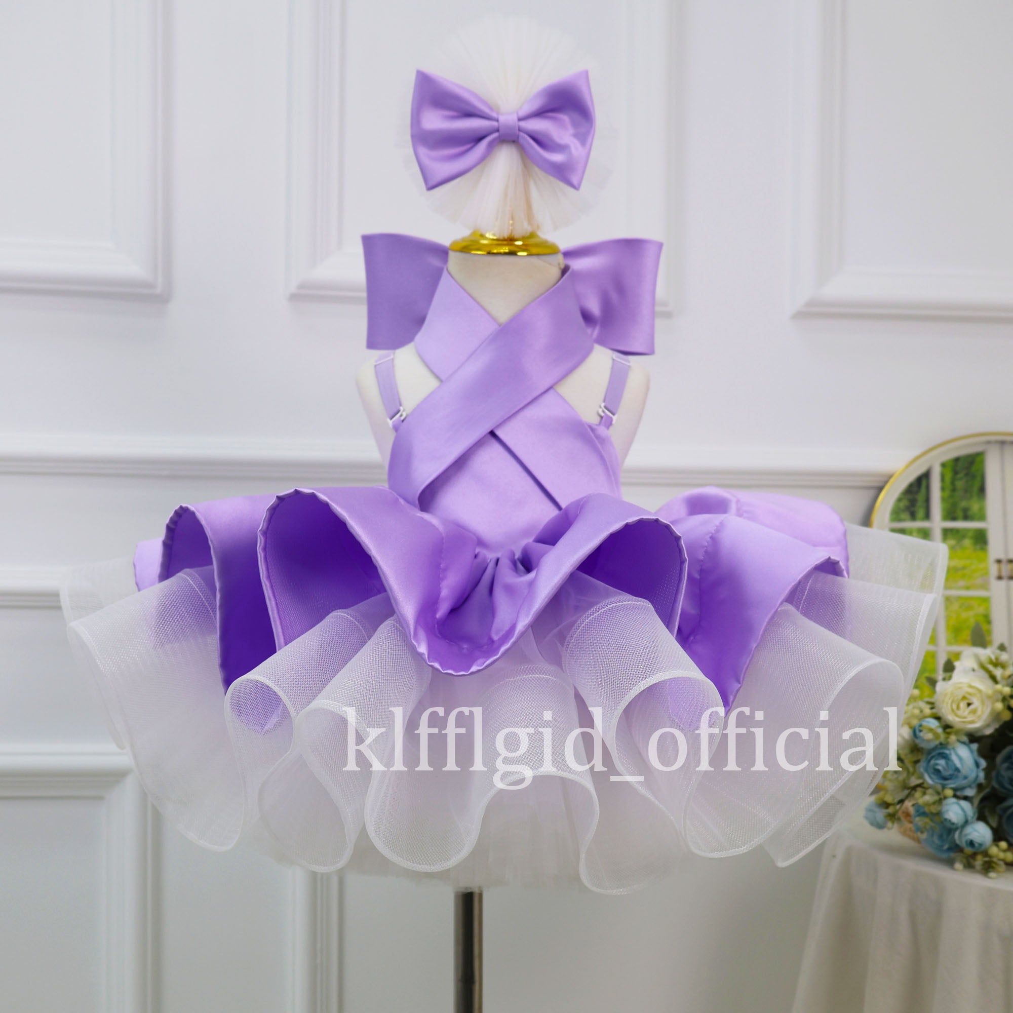 Wedding Flower Girl Dress Toddler Birthday dress Elegant Princess Costume｜KLFFIGID