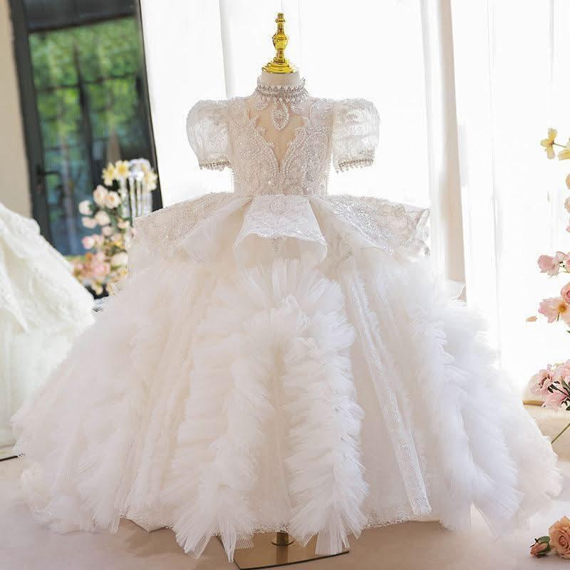 Luxurious Fairy Tale Dress Exquisite Lace Gown