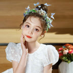 Garden Hair Accessories Sweet and Romantic Butterfly Garden
