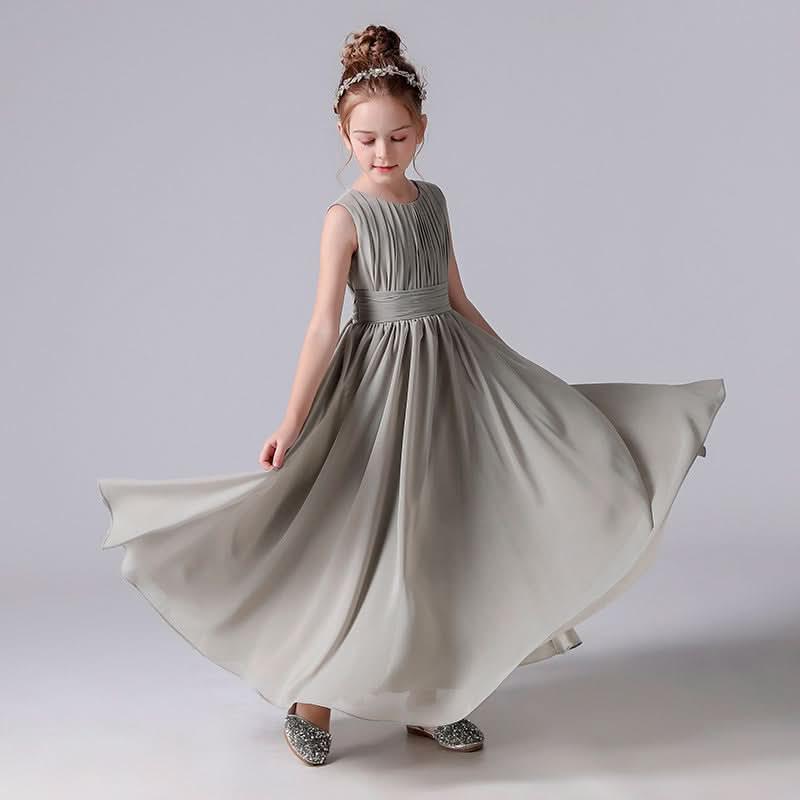 Elegant Childhood Dreamy Dress A Fairy-like Princess Dress Minimal Pleated Design Fresh and Elegant