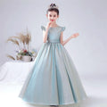 A Dreamy Dress for a Fairy-Tale Princess Elegant Blue-Green to Brighten Every Moment The Perfect Blend of Grace and Sweetness