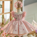 Girls Elegant Floral Fairy Colorful Princess Dress | KLFFIGID