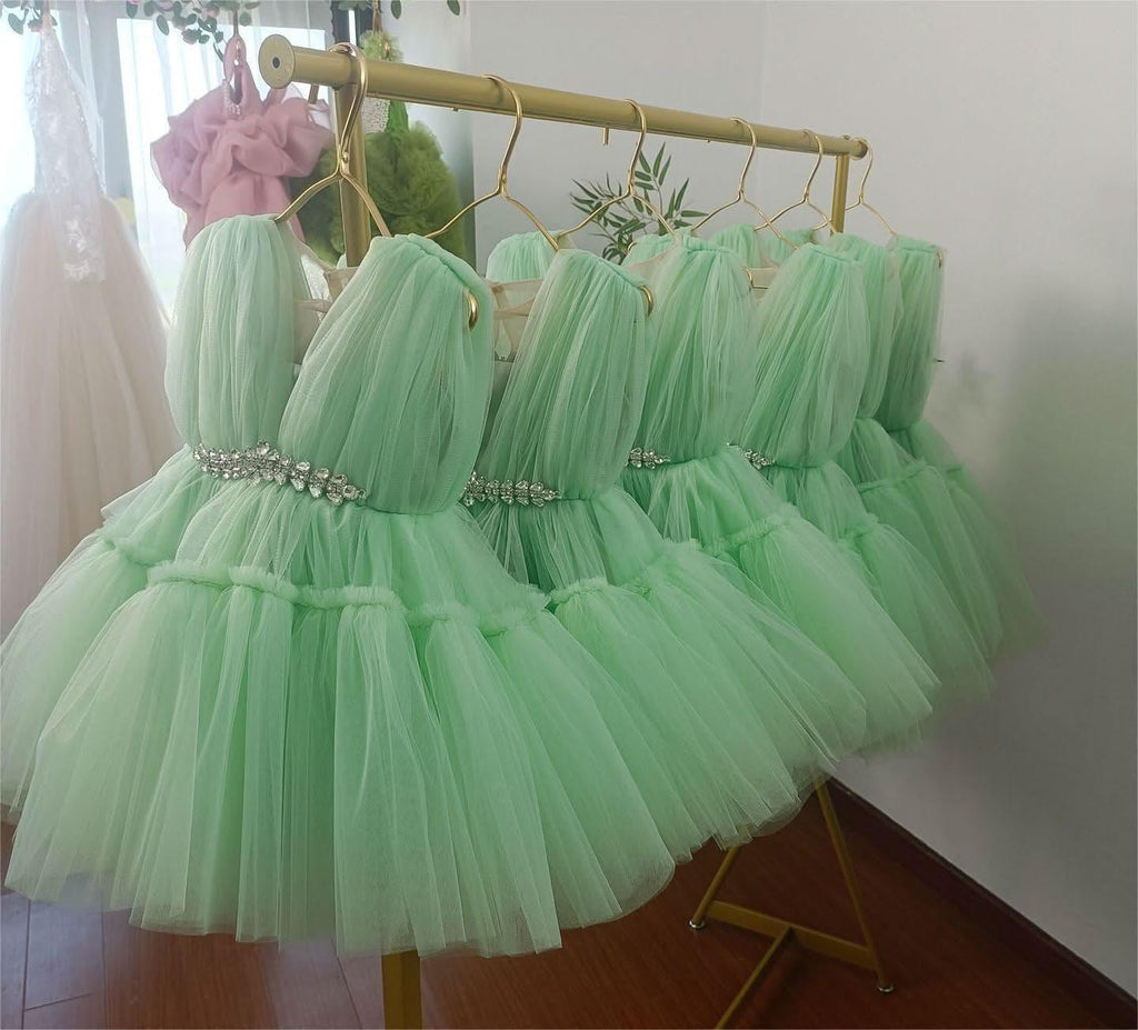Flower Baby Soft Gauze Puffy Princess Formal Dress | KLFFIGID