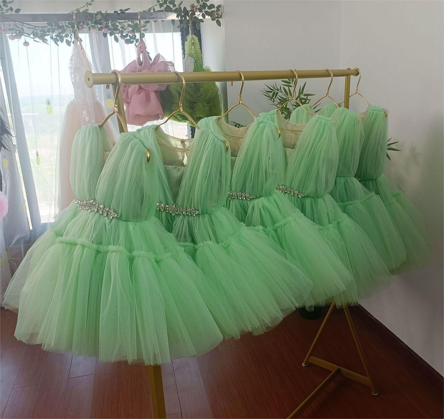 Flower Baby Soft Gauze Puffy Princess Formal Dress | KLFFIGID