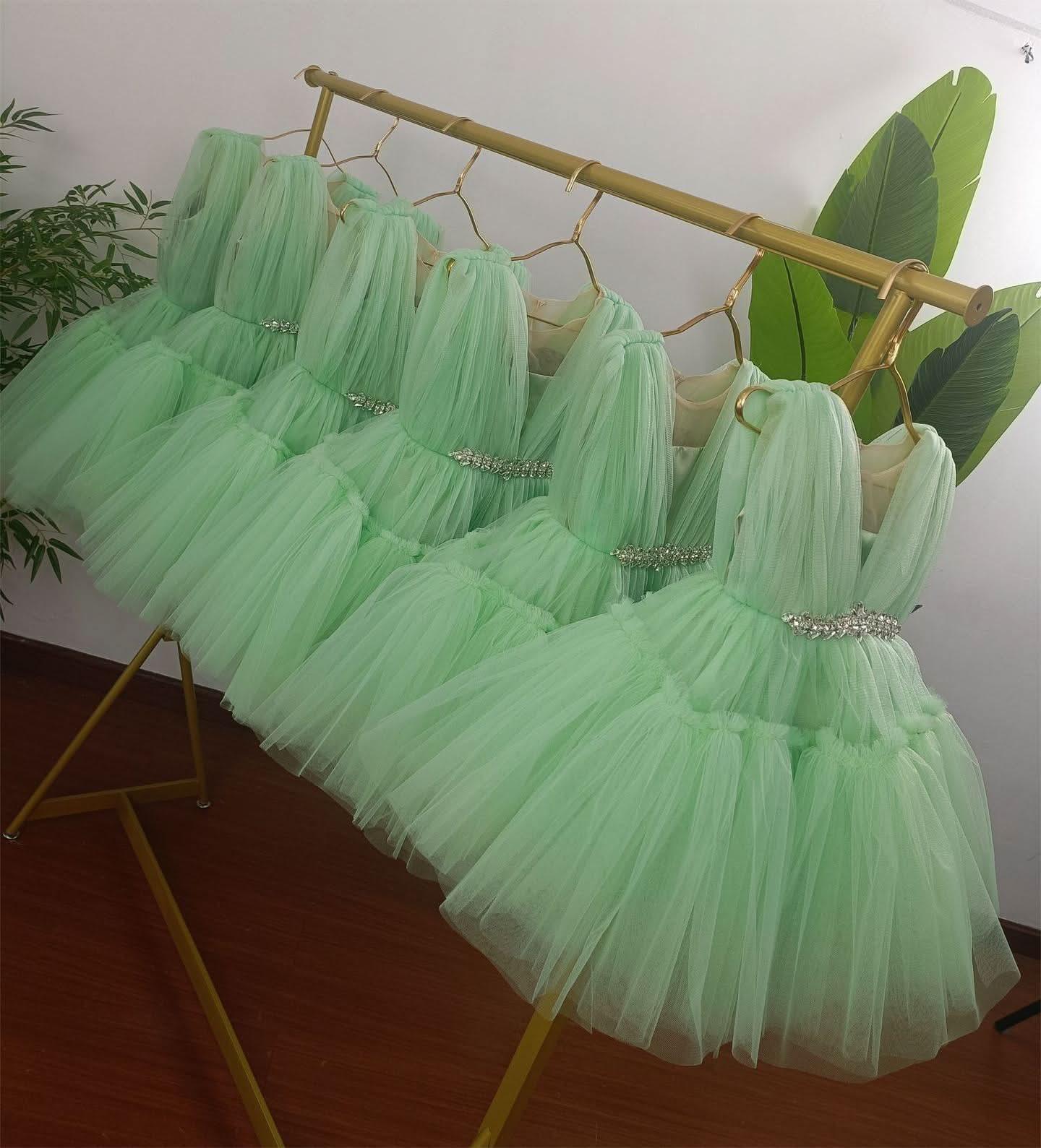 Flower Baby Soft Gauze Puffy Princess Formal Dress | KLFFIGID