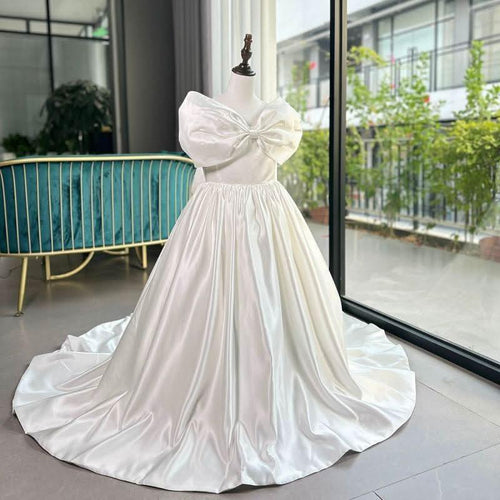 0-12 years long sleeved Butterfly embroidered birthday party girl princess dress Colors can customized