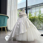 0-12 years long sleeved Butterfly embroidered birthday party girl princess dress Colors can customized