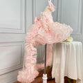 New Bow Long Sleeve Mesh Birthday Party Princess Dress | KLFFIGID