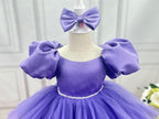 Puff Sleeve Mesh Fluffy Birthday Party Girl Princess Dress | KLFFLGID