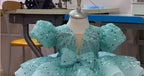 Sequined Puff Sleeve First Birthday Girl Princess Dress with Bow | KLFFIGID