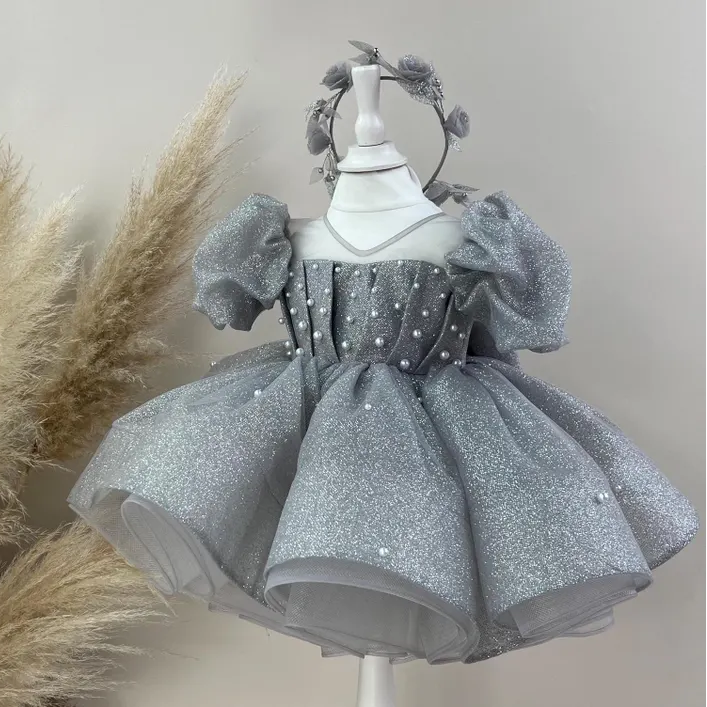 Baby Birthday Dress Toddler Princess Gown Elegant Princess Costume｜KLFFIGID