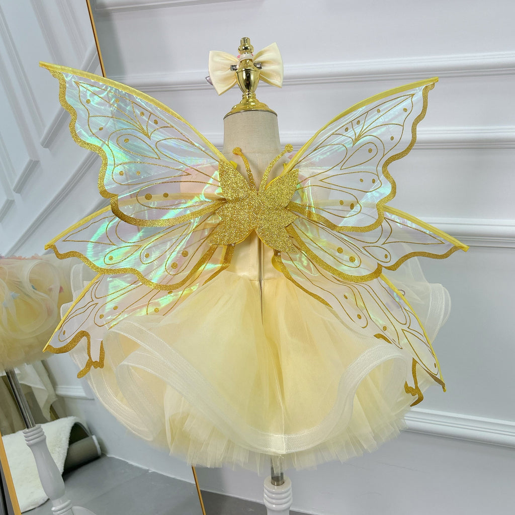 Baby Girls 1st Birthday Fairy Princess Wedding Dress | KLFFIGID